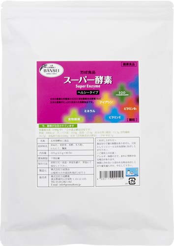 Amazon | 万成酵素 スーパー酵素ヘルシータイプ 顆粒 袋入り (2.5g×90